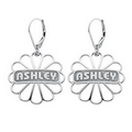 Alison & Ivy Domed Flower Earrings - 24 mm